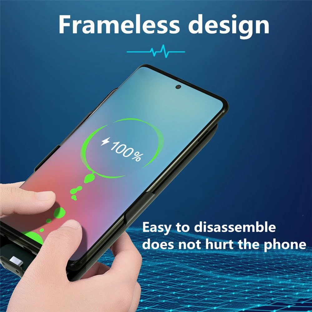 External Power Bank Charging Cover For Samsung Galaxy  S21 Plus S21 Ultra S215G Battery Case Portable Battery Charging Case