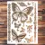 Sexy Sun Moon Star Temporary Tattoo Women Party Body Arm Art Fake Flash Tatoos Gold Metallic Tattoo Stickers Girl Браслет Запястье