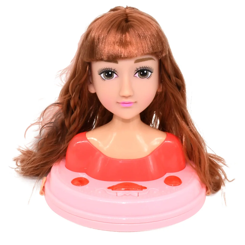 Doll Makeup Set Styling Doll Head With Hair Dryer Makeup Doll