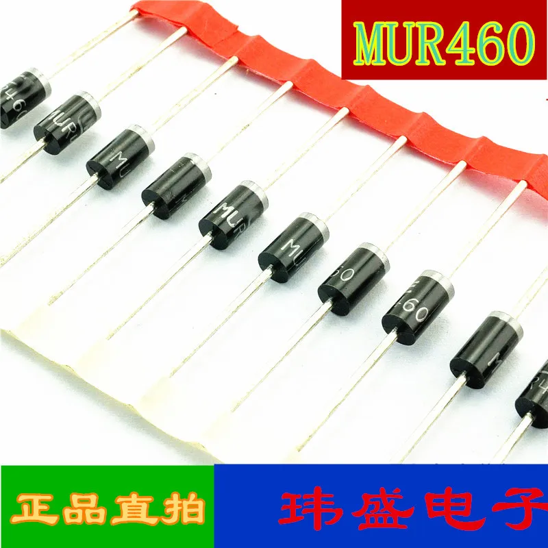 10 шт./лот MUR460RLG MUR460 DO-201 4A 600V Высокое качество