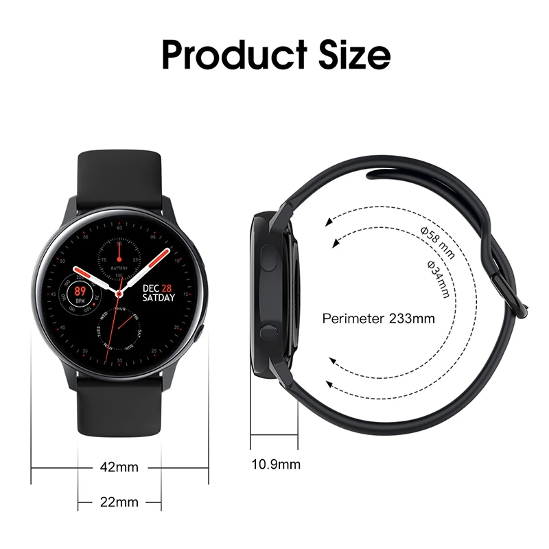 JABS SG2 Smart Watch Full Color Sn HD Press Heart