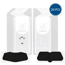 20 шт. маска для носа зона т уход отшелушивается поры затягивается глубокое очищение Очищающая унисекс для удаления черных точек подбородок+ маска на лоб