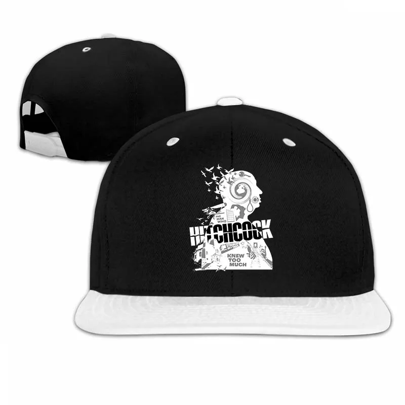 ALFRED HITCHCOCK Baseball cap men women Trucker Hats fashion adjustable cap - Цвет: 5-White