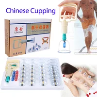 Chinese Cupping Therapy Set Medicine Physiotherapy Vacuum Massage anti cellulite ventosa Suction Cups Body Massager fat burner 1