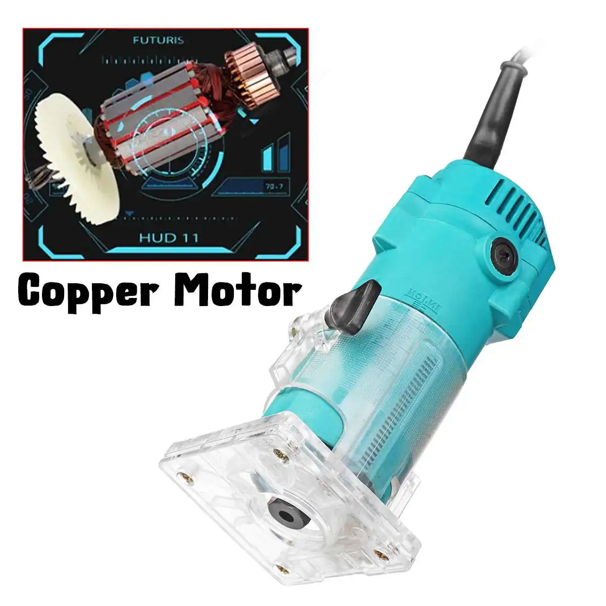 

1200W Wood Electric Trimmer Woodworking Electric Laminate Edge Trimmer Engraving Carving Trimming Machine Wood Router Joiners