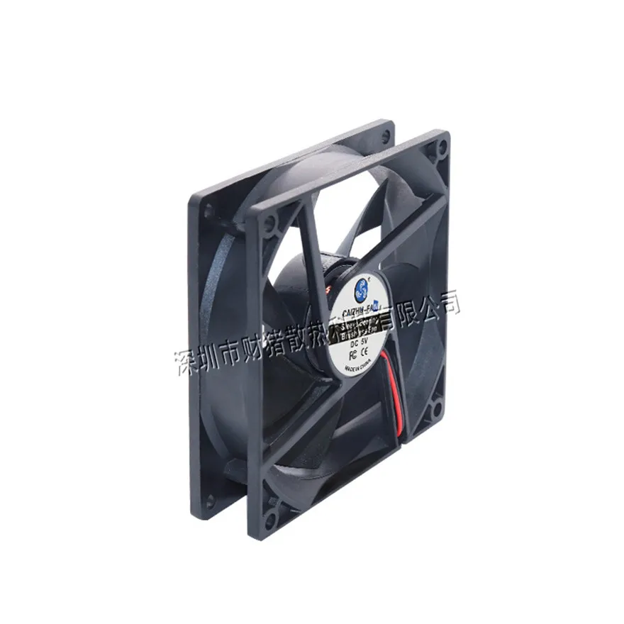 Luva Dupla Que Carrega 90 mm 9cm 9025 9225 Ventilador da Cpu 90x90x25 mm dc 5v 12v 24v Ventilador de Refrigeração da Caixa do Computador 2pin - Imagem 5