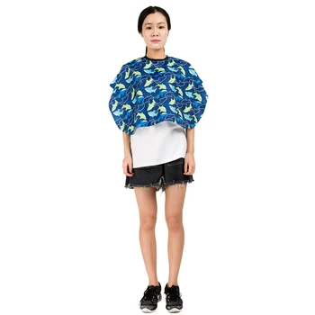 

Barber Shop Hair Cutting Cloth Salon Hairdressing Capes Hair Styling Cape Collar In Fish Pattern Pro Hair Stylist Hair Cape