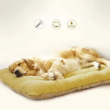 

Dog Bed Crate Mat Dog Mattress Pet Beds Dog Beds for Large Dogs Foam Cushion Anti-Slip with Washable Cover