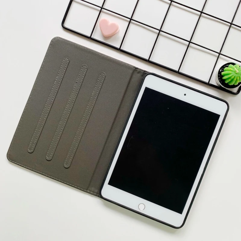 Автоматический будильник смарт-чехол с подставкой для Планшеты ipad Mini1 на возраст 2, 3, 4, 5, ipad air 2 3 pro 10,5 Мультфильм защитный чехол для ipad 2, 3, 4 18 9,7