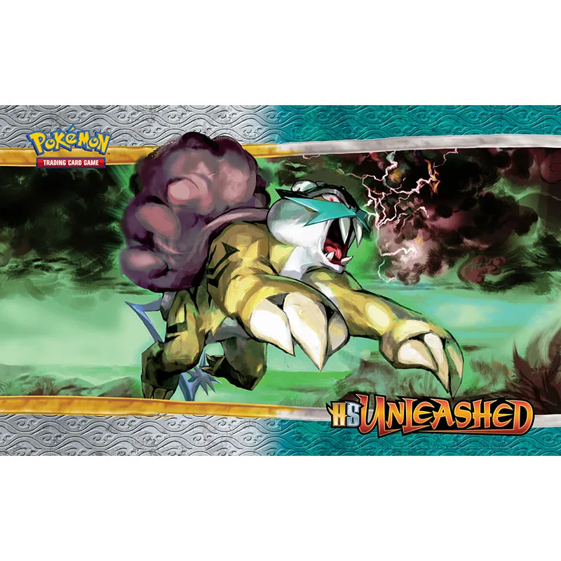 

Takara Tomy Pokemon Playmat Mat Pad Adult Gaming Animals Raikou Tiger Cartoon Charater Pattern Board Game Mousepad