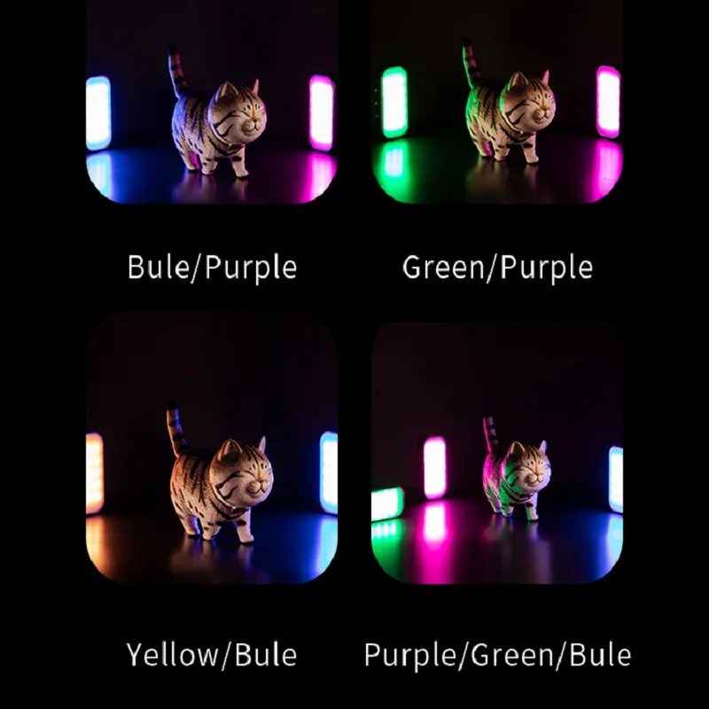 Fotopro портативный стробоскоп RGB светильник заполняющий для танцев с музыкой