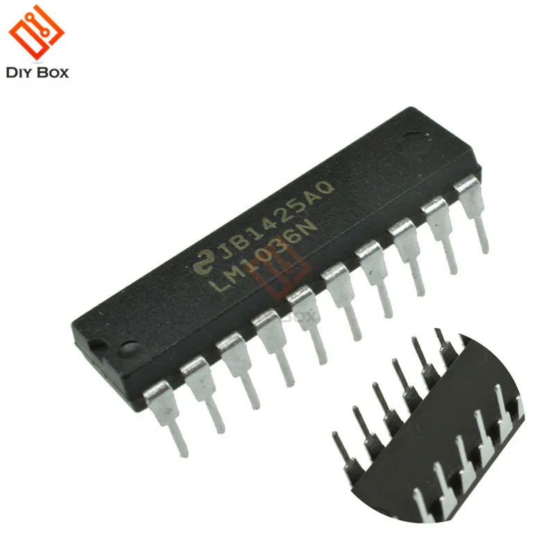 2 шт. IC чипы LM1036 LM1036N TONE/VOL/BAL DUAL DC 20 DIP оригинальные Интегральные схемы|Детали и