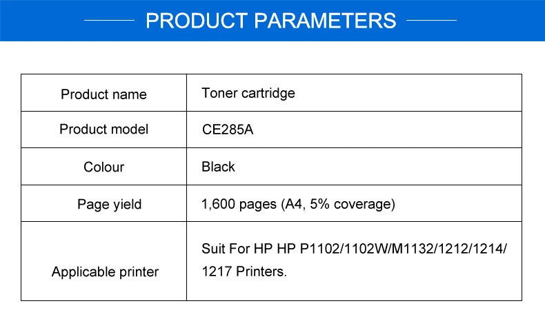 INKARENA 2 шт. совместимый картридж с тонером для принтера для hp CE285A 285a 85a LaserJet Pro P1102 M1130 M1132 M1210 M1212nf M1214nfh M1217nfw