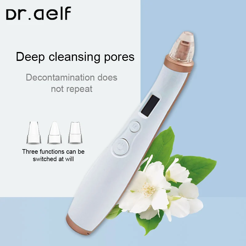 

Dr.aelf Face Deep Pore Cleaner Blackhead Remover Acne Pores Remove Exfoliating Cleansing Facial Beauty Instrument