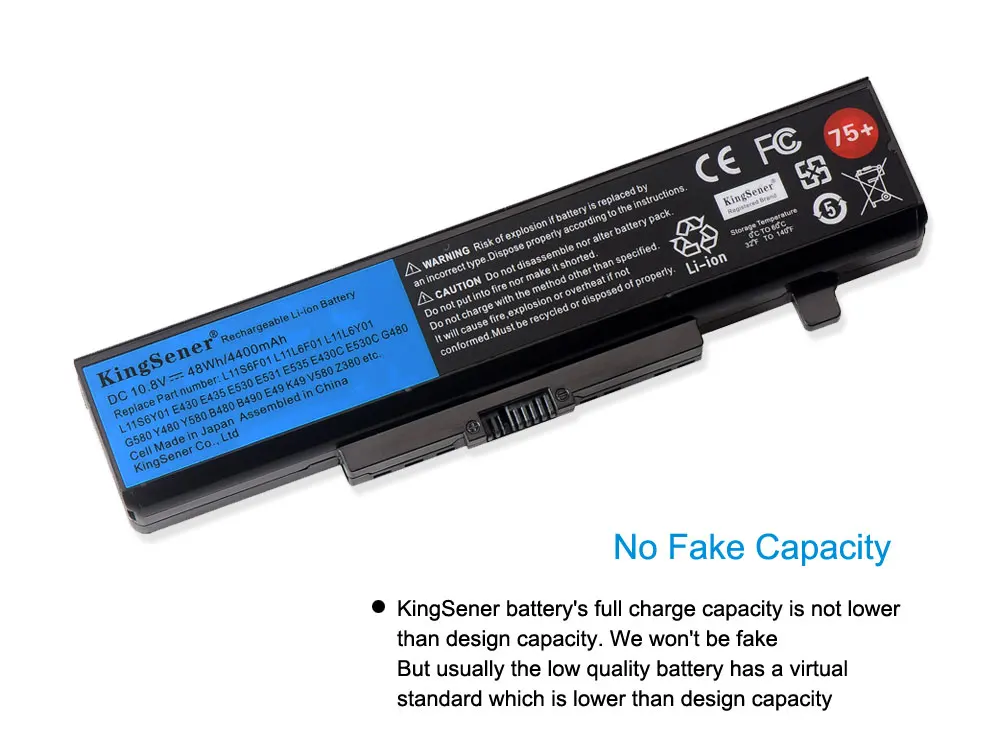 Аккумулятор KingSener L11S6Y01 для ноутбука Lenovo ThinkPad E430 E431 E535 K49A E49 E49A E49AL Y480 B480 B490 Y580 L11S6F01