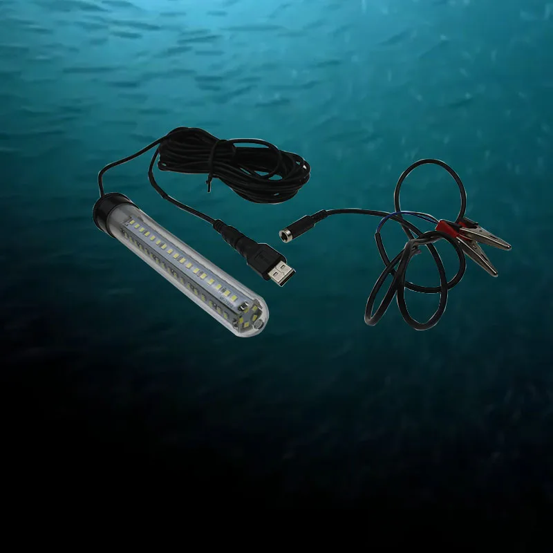 5 в 12 В 6,5 Вт USB подводный ночной рыболовный светильник, водонепроницаемая лодка, погружной ультра яркий с выключателем питания, рыболовные принадлежности