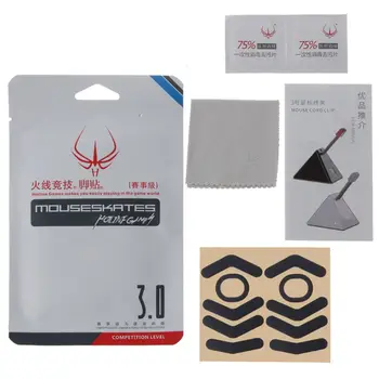 

2 Sets/Pack Hotline Games Competition Level Mouse Feet Mouse Skates for Logitech G604 Mouse 0.8mm Thickness