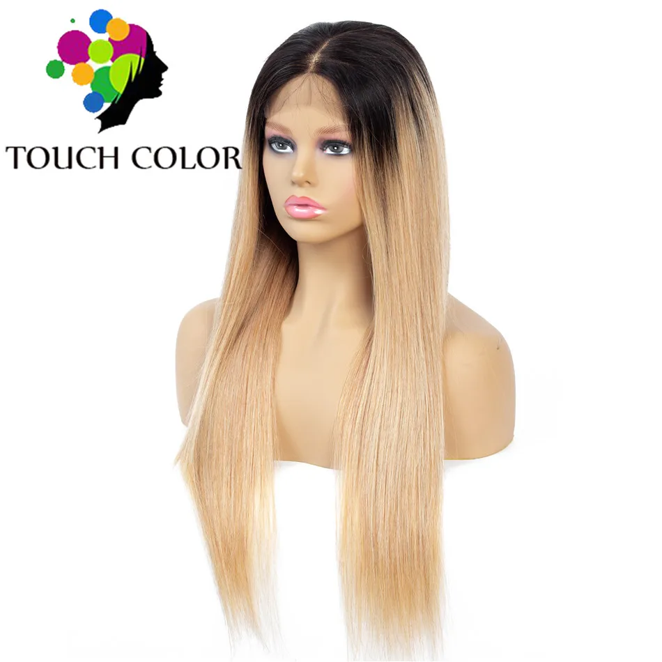 Прямые волосы 1B Omber 99J парик из натуральных волос перуанские человеческие волосы 4x4 парик шнурка с BabyHair цветной длинный бордовый парик