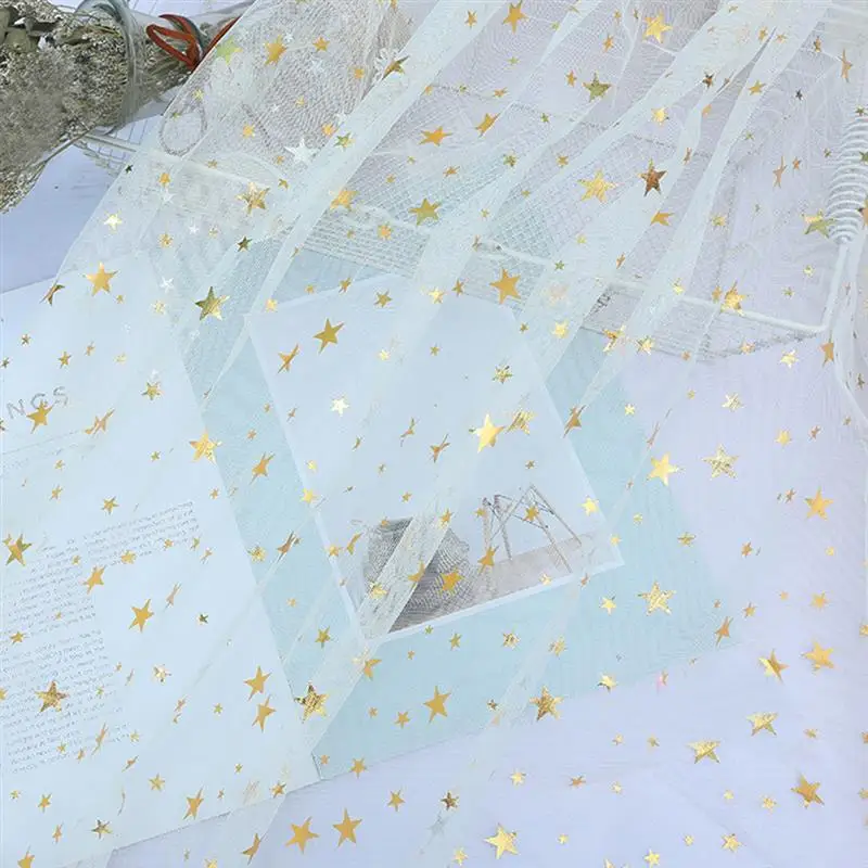Beige Прозрачный тюль ткань мода великолепное декоративное украшение многоцелевой ремесло Тюль фон для романтической свадьбы, вечеринки украшения - Цвет: Beige