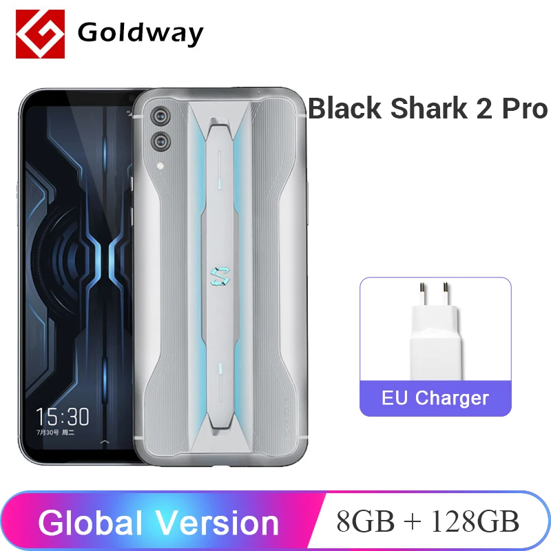 Игровой Смартфон Xiaomi Black Shark 2 Pro с глобальной версией, 8 ГБ, 128 Гб ПЗУ, 6,39 дюйма, Восьмиядерный мобильный телефон Snapdragon 855 Plus