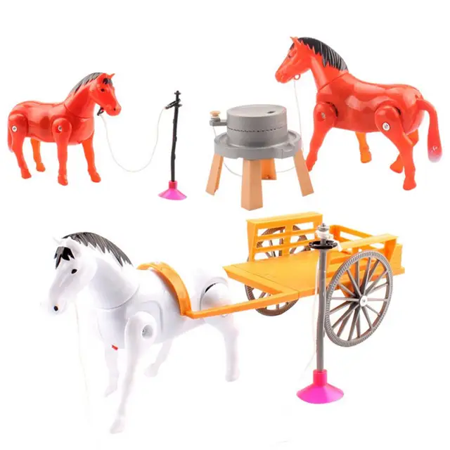 Electric Horse Toy Install Easily Multipurpose Playing Hand-brain Collaboration Electric Horse Toy With Light Sound Toy for Kids 3