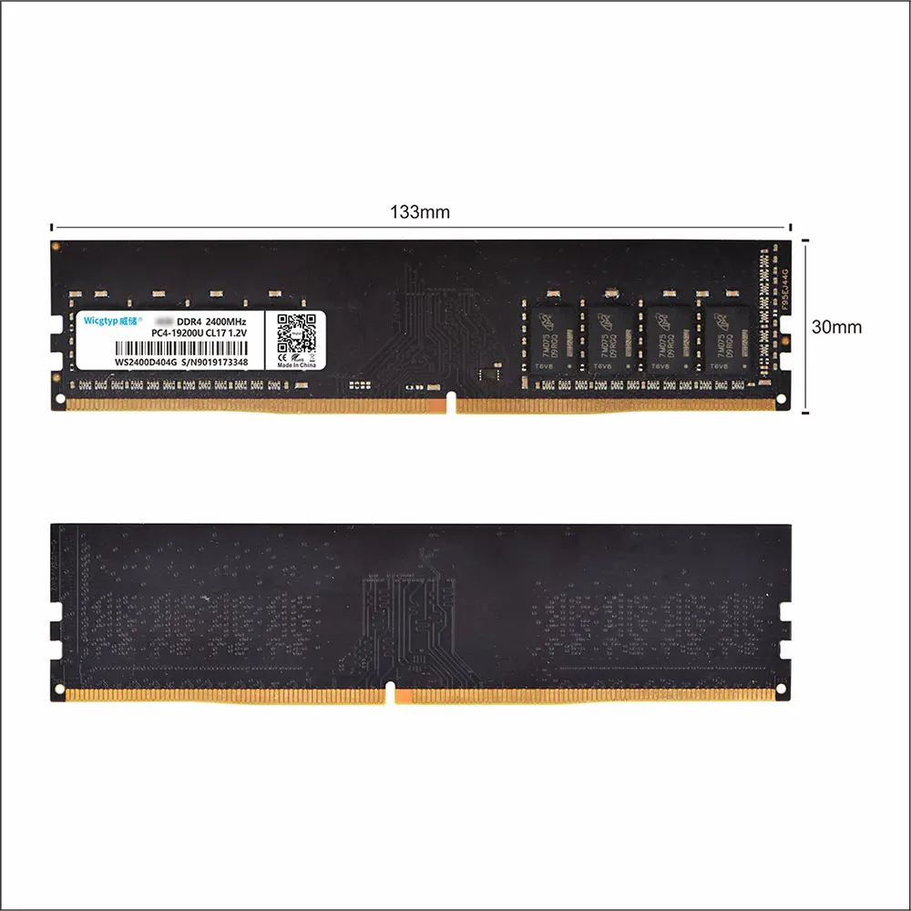 Wicgtyp DDR4 4 ГБ 8 16 2400 МГц ОЗУ 288pin для настольных ПК с высокой производительностью