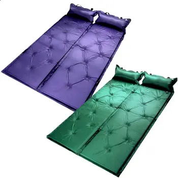 

Hot sale (155+30)*60cm single person automatic inflatable mattress outdoor camping fishing beach mat on sale/ wholesale