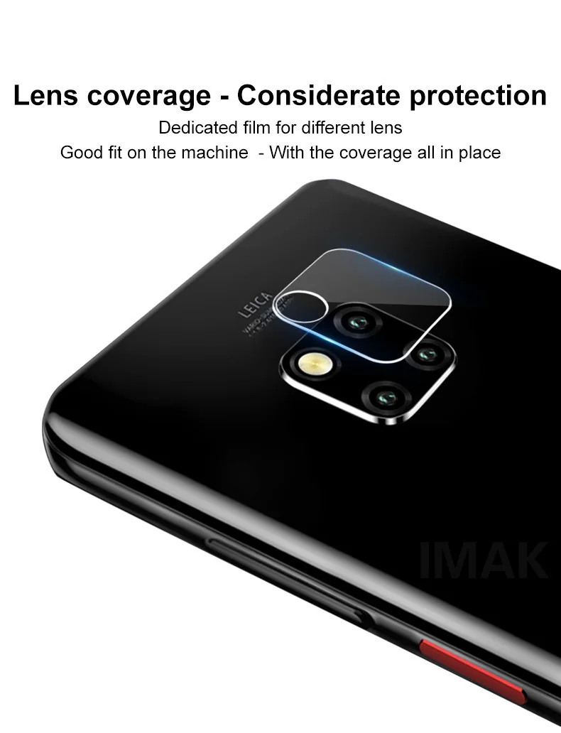 IMAK объектив камеры высокого разрешения Защитная пленка для huawei mate 20 mate 20 Pro объектив камеры стекло