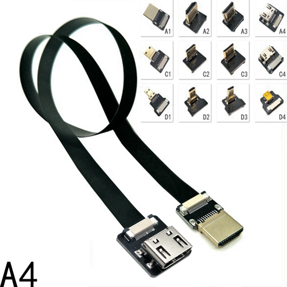 Кабель-удлинитель A4 micro HDMI с плоской панелью для камеры DJI удлинитель