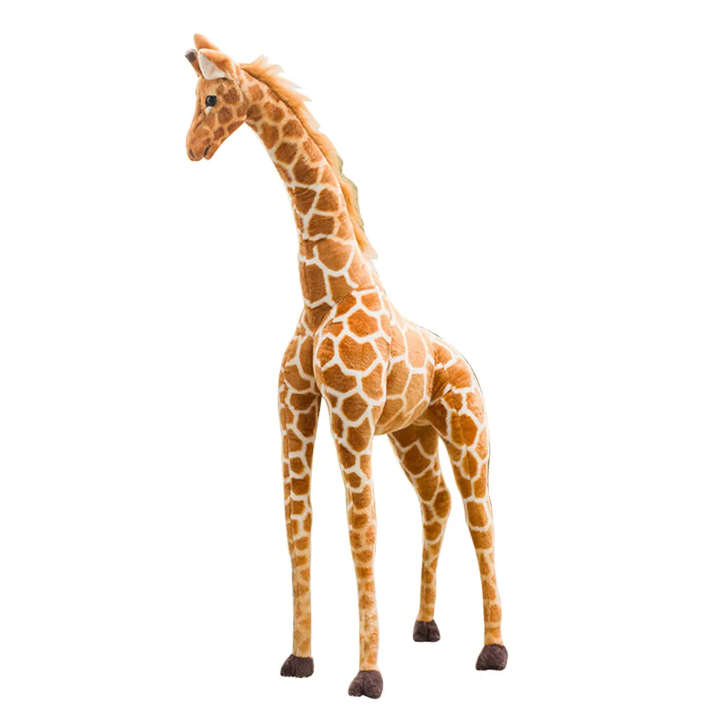 Cute Stuffed Animal Soft Doll Birthday Gift Giant Size Giraffe Toys 