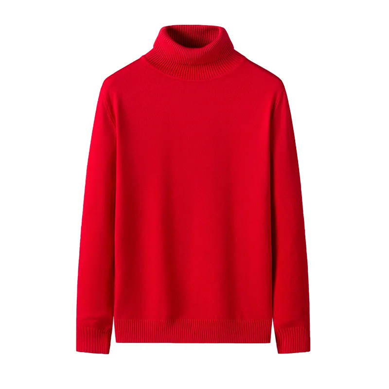 red polo neck jumper mens