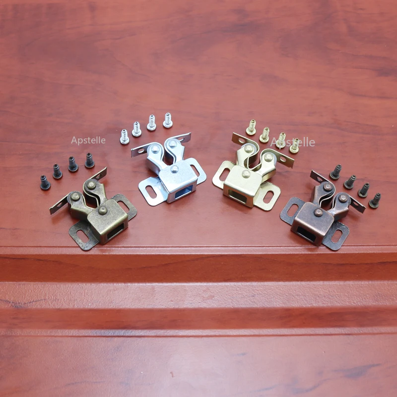 1PCS Door Stop Closer Cabinet Clips Damper Buffer Magnet Cabinet Catches for Wardrobe Hardware Furniture