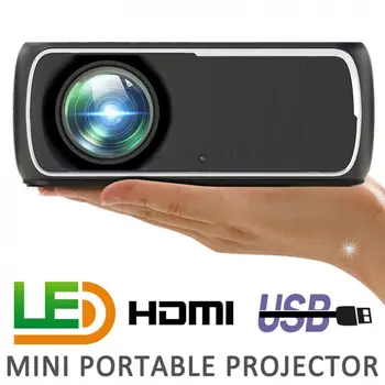 

DH-A20 HD LED Projector Glass Lens 60W 2200 Lumens Video Home Cinema Built-in Speaker Support 56-100 Inch Screen Projection
