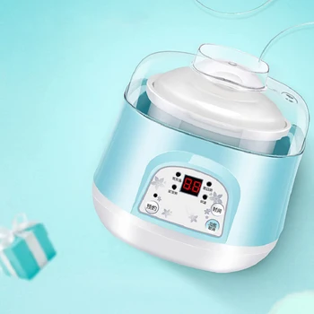 

220V Electric Slow Cooker Multifunctional Food Steamer Heating Cup Hot Pot Stainless Steel Steamer Electric Rice Cooker