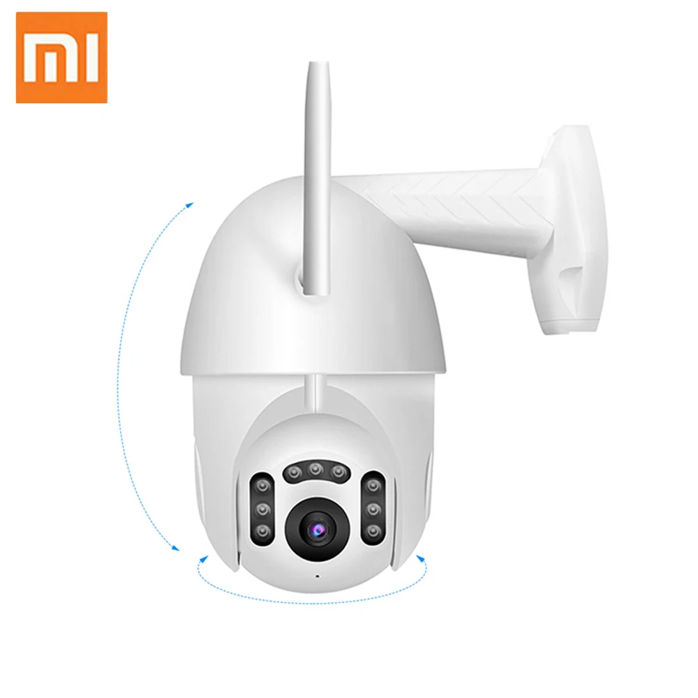 

Xiaovv EU Plug Smart Wifi IP Camera Outdoor IP66 Security Wireless IP Camera ONVIF Support 8 LEDS Infrared Night Version