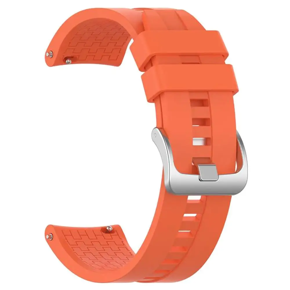 Сменный ремешок для часов Силиконовый ремешок для Huami huawei GT 2 умные спортивные часы 46 мм - Цвет: Orange