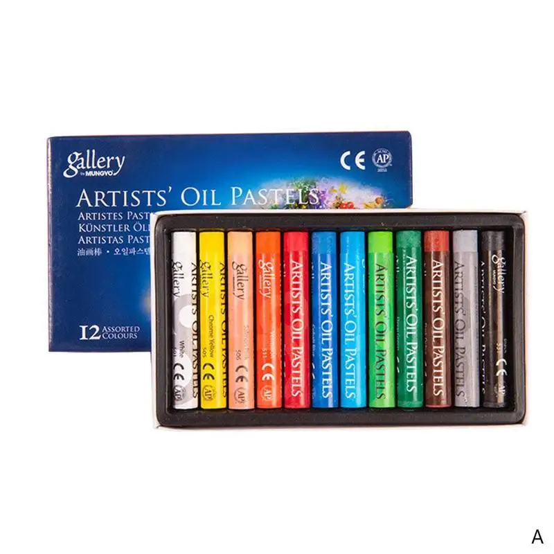 Pastel de Óleo para o Artista Cores Estudante Grafite Pintura Macia Pastel Crayon Suprimentos Papelaria Desenho Caneta Escola Conjunto Arte W2u5 50 2 Cheap Láp. cera