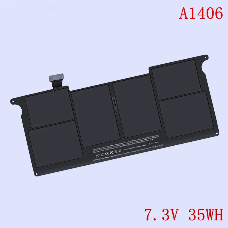 Литий-ионный аккумулятор для ноутбука A1406 для Apple MacBook Air 1" A1370 Mid 2011& A1465 2012- A1369 A1405 7,3 в 35 Вт