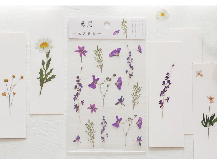 Натуральные листья, цветы, серия Bullet Journal, декоративные полупрозрачные наклейки для скрапбукинга, этикетка, дневник, канцелярский альбом