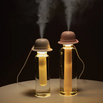 

DEKAXI Dismountable Top hat Air Humidifier USB Humidifiers Portable Aroma Diffuser Car Mist Maker Diffusers For Bedroom