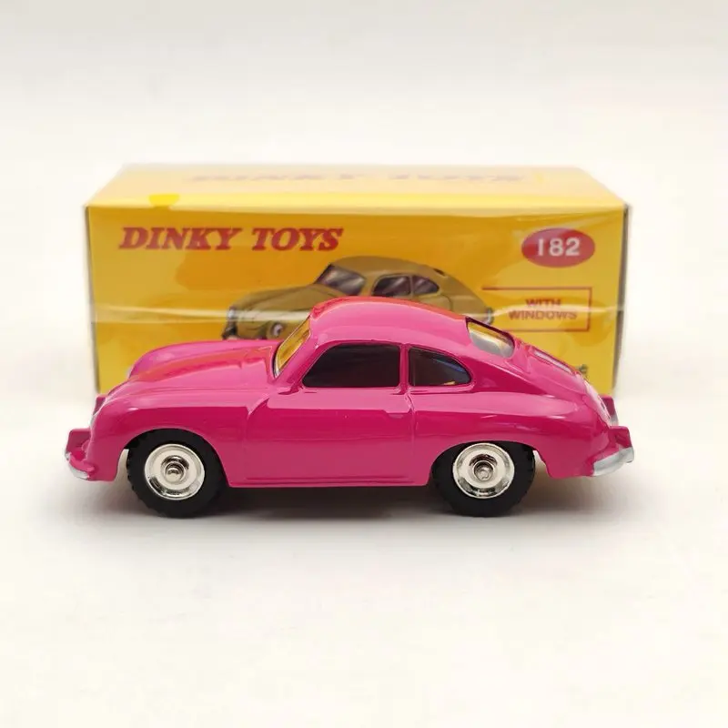 

DeAgostini 1/43 Dinky Toys 182 For P~sche 356A Coupe Pink Diecast Models Car