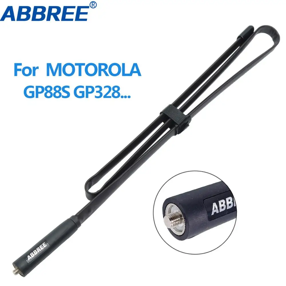 Тактическая антенна ABBREE MX Двухдиапазонная VHF UHF Для Motorola GP340 GP380 CP200 CP200D EP450 HT750