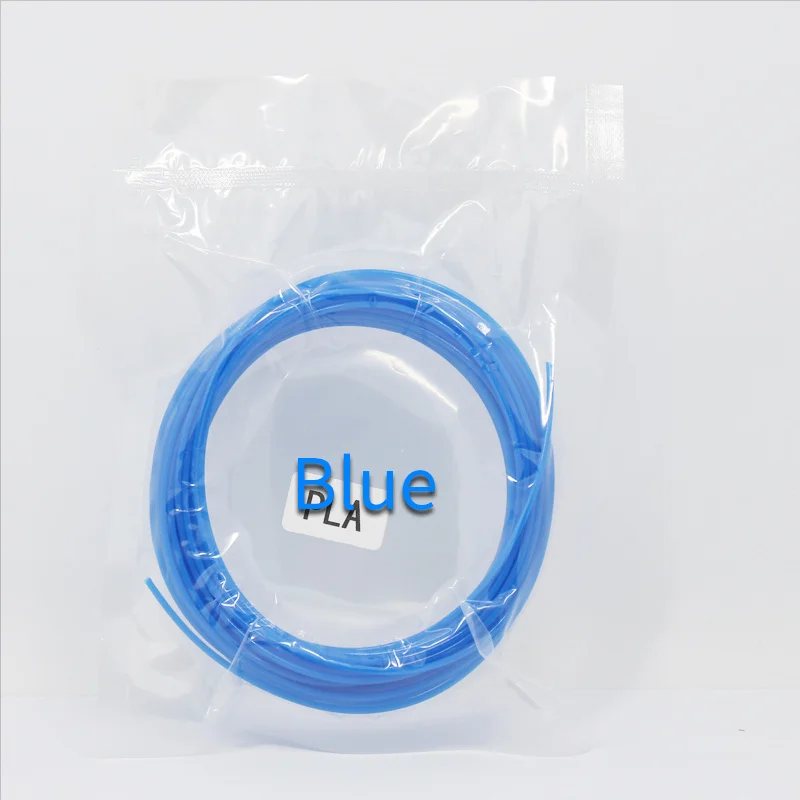 Blue Пластик для 3D ручки 10 метров PlA 1,75 мм 3d Принтер Нити печатные материалы экструдер аксессуары Запчасти прозрачный белый дерево - Цвет: Blue
