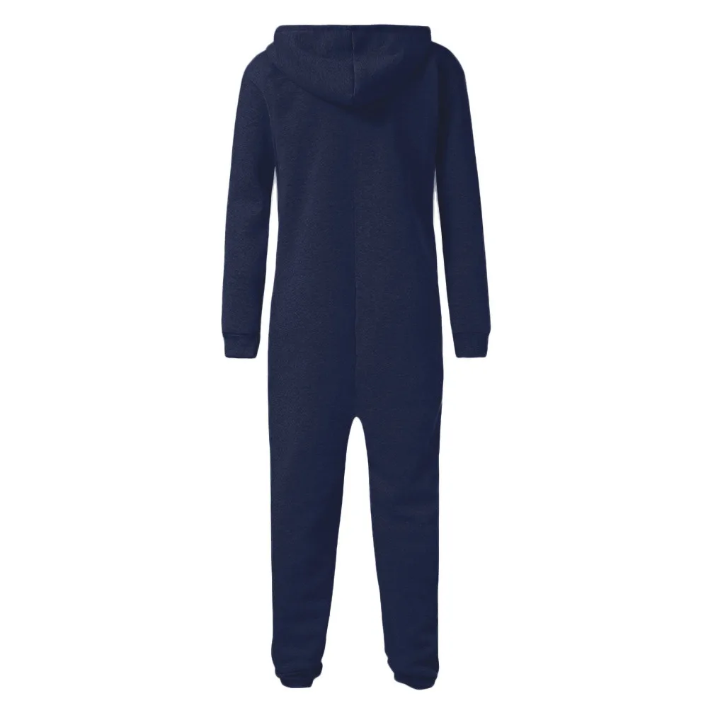 Мужской комбинезон, все в одном, для фитнеса, бега, для мужчин, t Non Footed Pajama Playsuit, блузка с капюшоном, Повседневная зимняя теплая Пижама# S