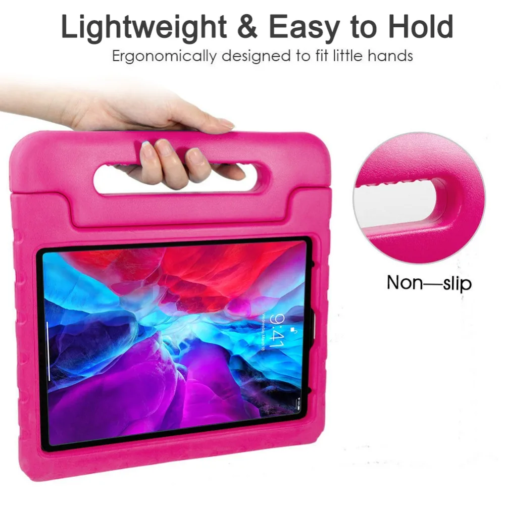 Kids Shockproof Case For iPad Pro 12.9 inch 2020 EVA Cover Handle Stand Case For iPad Pro 11 2020 2018 Tablet Cover for Children (7)