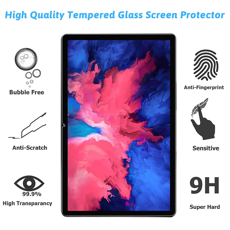 android tablet with keyboard 9H Tempered Glass for Lenovo Tab 11 11.0'' TB-J606F Protective Film Tablet Screen Protector For Lenovo Tab P11 Protective Film phone and tablet stand