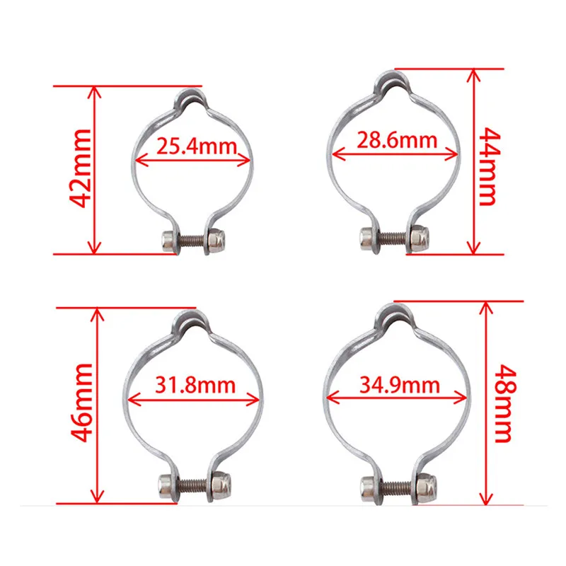 1 шт. классические Сталь Винтаж зажим сверху трубка для тормозного троса руководство зажим 25,4/28,6/31,8/34,9 мм велосипед аксессуары