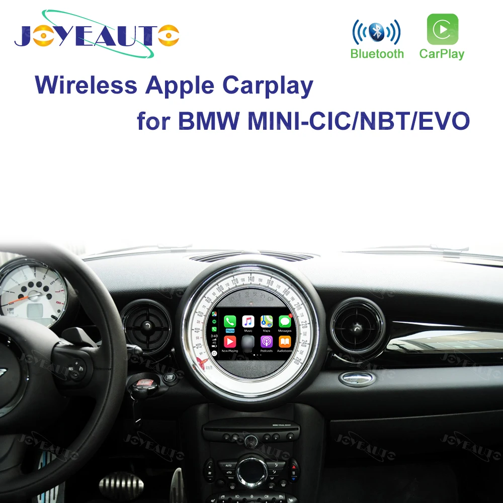 Joyeauto Wireless Apple Carplay for BMW MINI Cooper 2008-2018 CIC NBT EVO Android Auto iOS Mirror Car play Interface | Автомобили и