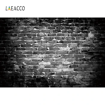 

Laeacco Dark Brick Wall Photophone Vintage Grunge Portrait Photography Backgrounds Birthday Backdrops Pet Doll Newborn Photocall