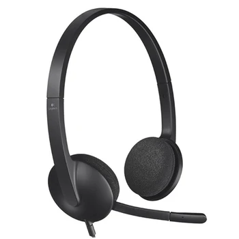 

Durable Classic Texture Game Music Wired Headset With Microphone Practical Multi-functional Over-ear USB Stereo Headphones